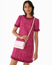 Kate Spade Perry Chalk Pink Saffiano Leather Flap Crossbody K8709 NWT $239 FS - £74.90 GBP