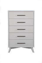 Bristol 5-Drawers Chest, White - $17,363.18 MXN
