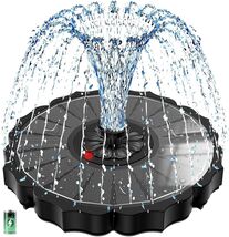 Energy Efficient Solar Fountain with 2000mAh Battery – Eco-Friendly Gard... - $77.17