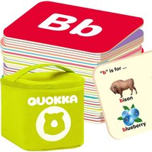 QUOKKA ABC Learning Flash Cards for Toddlers 1-3 Years - 120 Flashcards for Kids - £23.28 GBP
