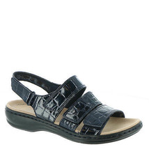 Clarks Collection Sandals Leisa Melinda Women&#39;s Patent Crocodile NEW Ret... - $69.98