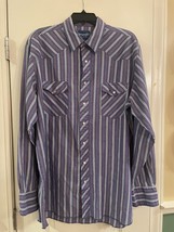 Wrangler Western Wear Shirt Size XL with Pearl Snaps - £20.11 GBP
