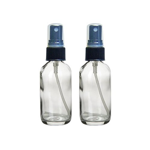 Perfume Studio® 2oz Clear Glass Spray Bottles - Set of 2 Bottles &amp; a Pur... - $9.99