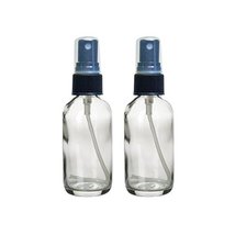 Perfume Studio® 2oz Clear Glass Spray Bottles - Set of 2 Bottles &amp; a Pure Perfum - £7.83 GBP