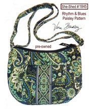Vera Bradley Rhythm &amp; Blues Crossbody Multicolor Shoulder Bag (used) - £15.65 GBP