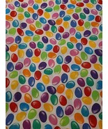 1½ yd x 44” Fabric - VIP Cranston Print Works - White with Jelly Beans READ - $417.20 MXN