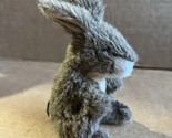 FOLKMANIS Brown Mini Jack Rabbit Bunny Plush Finger Puppet 6&quot; Easter Furry - $11.83