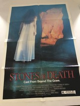 Stones of Death One Sheet Movie Poster 1988 Rare Vintage Horror Film    - £15.16 GBP