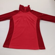 Columbia XL6624 Women's Red 1/4 Zip Pullover Sweatshirt Lightweight Size Small image 12