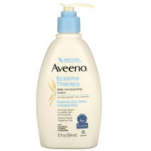 Aveeno, Eczema Therapy, Daily Moisturizing Cream, Fragrance Free, 12 fl oz (354  - $50.99