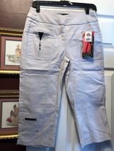 NWT Ladies JAMIE SADOCK MERCURY GRAY SKINNYLICIOUS 18.5" CAPRIS - 6 10 14 $115 image 2