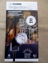 NIB LED Light Show Projection Kaleidoscope White by Gemmy Industries - $12.95