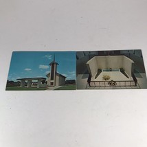 Kansas KS Abilene Eisenhower Center Place Lot Of 2 Postcard Old Vintage ... - £3.53 GBP