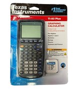 NEW Texas Instruments TI-83 Plus Graphing Calculator Black - $59.39