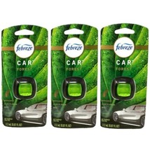 3 Febreze FOREST SCENT Car Clip on Vent Auto Air Fresheners  - £15.33 GBP