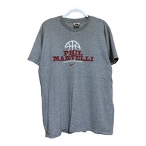 Nike Mens Gray Phil Martelli Basketball Short Sleeve T Shirt Size XL - £7.84 GBP