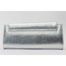 The Ege Silver Leather Clutch image 3