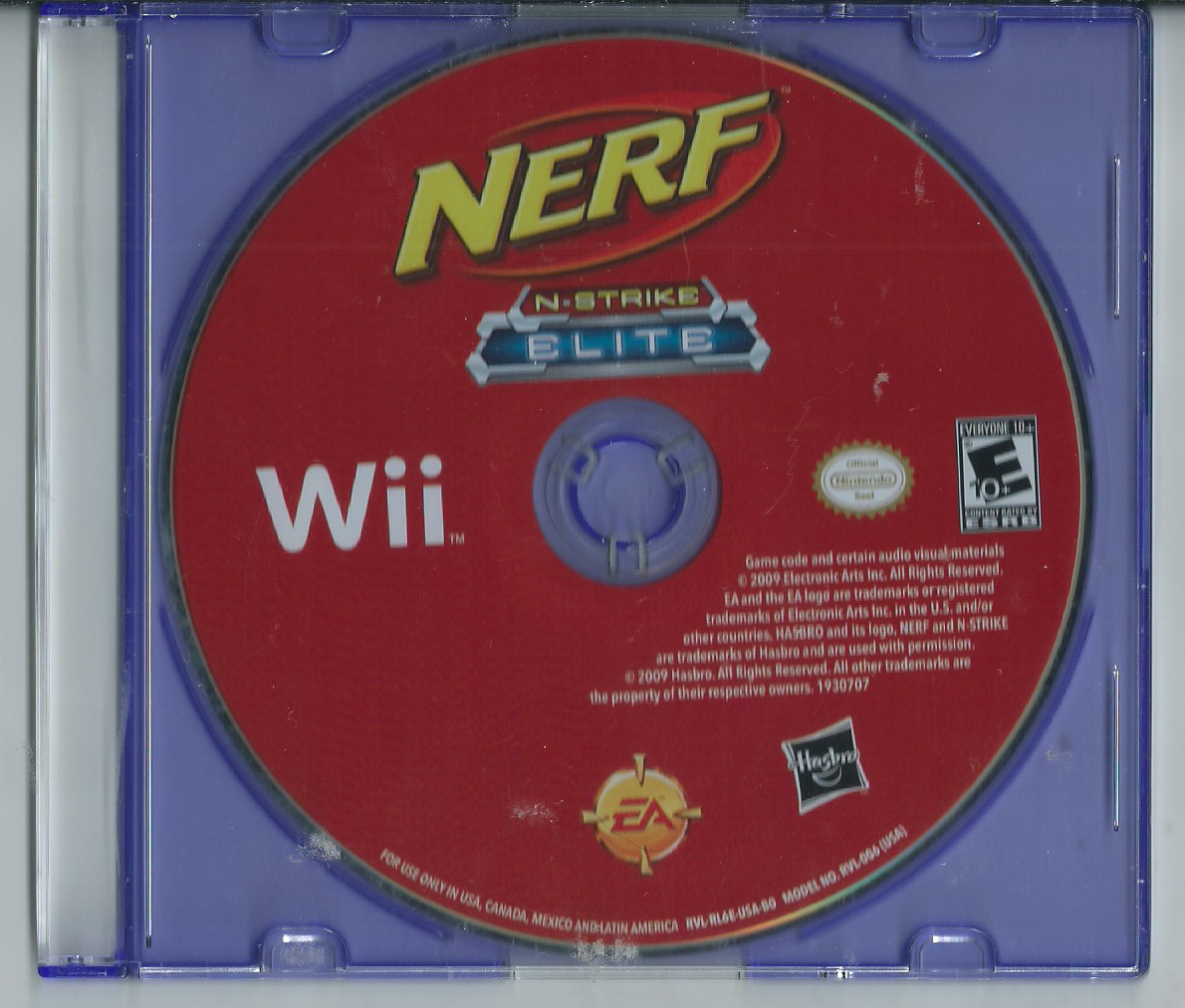 Primary image for  Nerf N-Strike Elite (Nintendo Wii, 2009, Game Only, Tested, Works Great) 