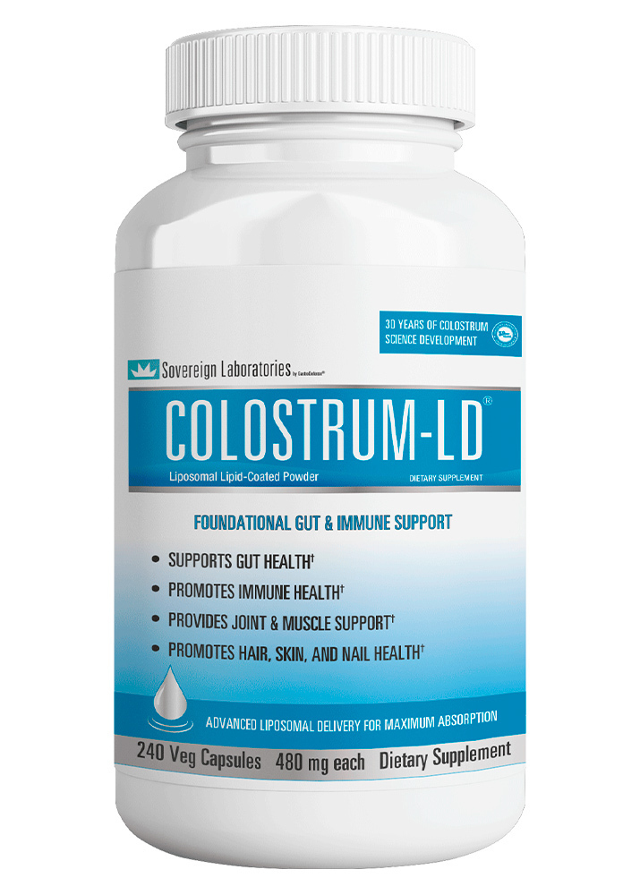 Colostrum-Ld 480 Mg Capsules With Proprietary Liposomal Delivery (Ld)