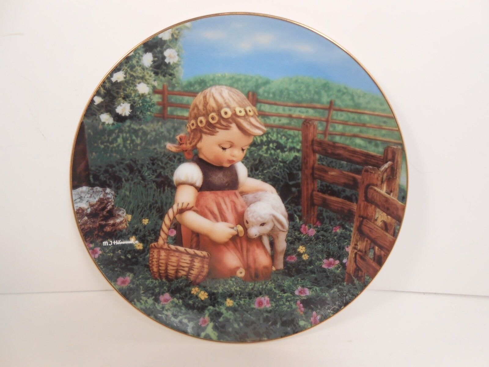 Danbury Mint MJ Hummel Favorite Pet Gentle Friends T3045 - $9.50