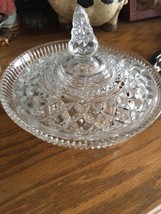 Vintage Glass Dish With Top-Antique Rare-SHIPS N 24 Hours - £33.44 GBP