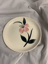 Stetson China Bread Butter Plate Mid Century Modern White And Pink Flowe... - £3.75 GBP