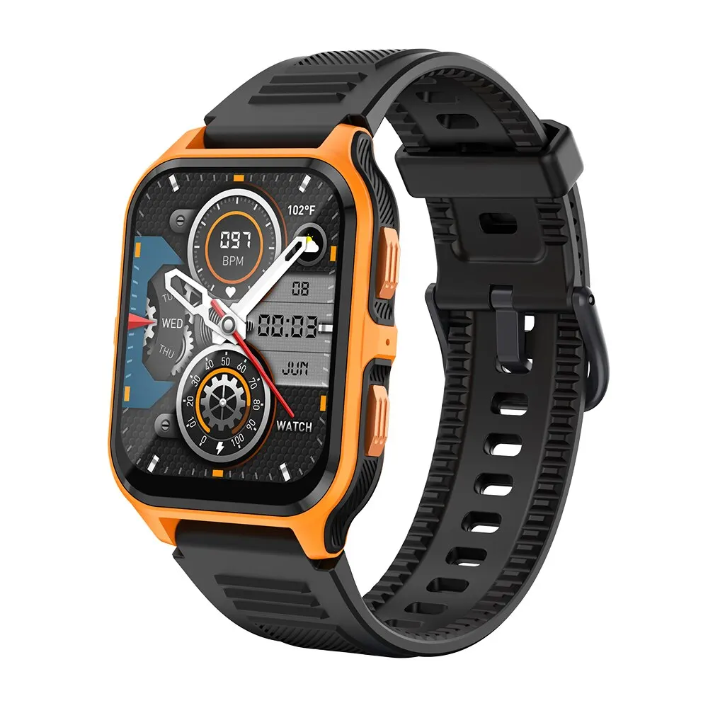 P73 1.9&quot; Outdoor Military Smart Watch Men Bluetooth Call Smartwatch For ... - £48.80 GBP