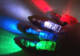 4 SETS MAGIC FLASHING FINGER BEAM LIGHTS hand light rave novelty LIGHTUP... - £9.75 GBP