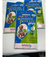 (3) Gogo Kalencom 2 in 1 Potette Plus  30ct disposable portable potty li... - $27.09 CAD