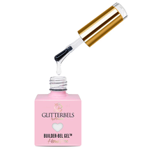 Glitterbels Hema Free Builder-Bel Gel Crystal, 0.5 Oz.