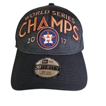 New Era 39THIRTY Houston Astros 2017 World Series Champs Hat OSFM Black ... - $24.99