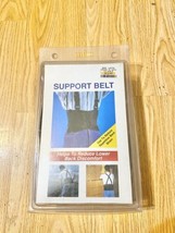 Back Support Belt Brace Reduce Back Strain Adjustable One Size Fits All ... - £11.94 GBP