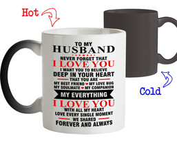 Coffee Mug Birthday Love Gift for Husband I Love You Forever And Always - $22.75+