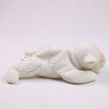 Ty Beanie Baby Fleece Lamb Style 4125 Born March 21 1996 White Lamb Retired Tags - £7.84 GBP