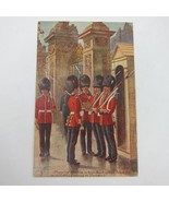 Postcard London England Buckingham Palace Changing Guards Tuck Oilette A... - £7.85 GBP