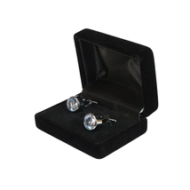 Men J.Valintin Cufflinks by Vitorofolo for French Cuff Shirt V35-10 Silver Stone image 4