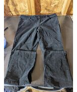 Eddie Bauer jeans size 10 women slightly curvy slim straight black denim - €15,76 EUR