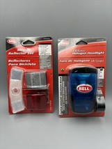 Bell Bicycle Reflector Set &amp; Deluxe Halogen Headlight Lot - £19.71 GBP