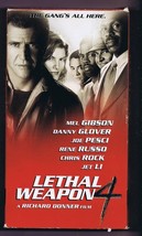 Lethal Weapon 4 (1998) VINTAGE VHS Cassette  - £11.84 GBP