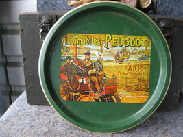 Vintage Automobiles Peugeot Metal Serving Tray  - £11.54 GBP