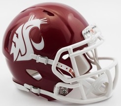 *Sale* Washington State Cougars Speed Mini Ncaa Football Helmet Riddell! - £25.34 GBP