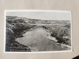 Vintage Postcard - Grand Coulee Damn 1937 Excavation - Western Souvenirs - £11.80 GBP