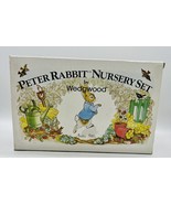 Wedgwood Peter Rabbit 3 Piece Nursery Set Plate Mug Oatmeal Bowl England... - £25.87 GBP