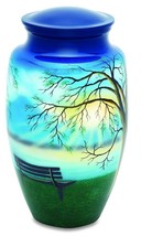 Lakeside View 210 Cubic Inches Large/Adult Funeral Cremation Urn for Ashes - £141.58 GBP