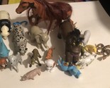 Toy lot of 20 Animals Small Vintage T8 - £7.76 GBP