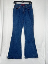 Vintage Y2K Trust Me Juniors Flare/Bootcut Jeans Blue Size 5 - $34.27