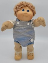 Vintage 1985 Coleco Cabbage Patch Boy Wheat Loop Hair Blue Eyes 1 Dimple  - £22.22 GBP