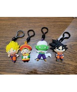 Monogram 3D Figural Bag Clip DBZ Dragon Ball Z Series Lot Of 4 - $23.70