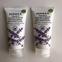 Derma-E Vitamin E Lavender &amp; Neroli Skin Smoothing Shea Hand Cream 2OZ/56g - £7.75 GBP