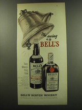 1949 Bell's Scotch Ad - The swing is to Bell's - $18.49